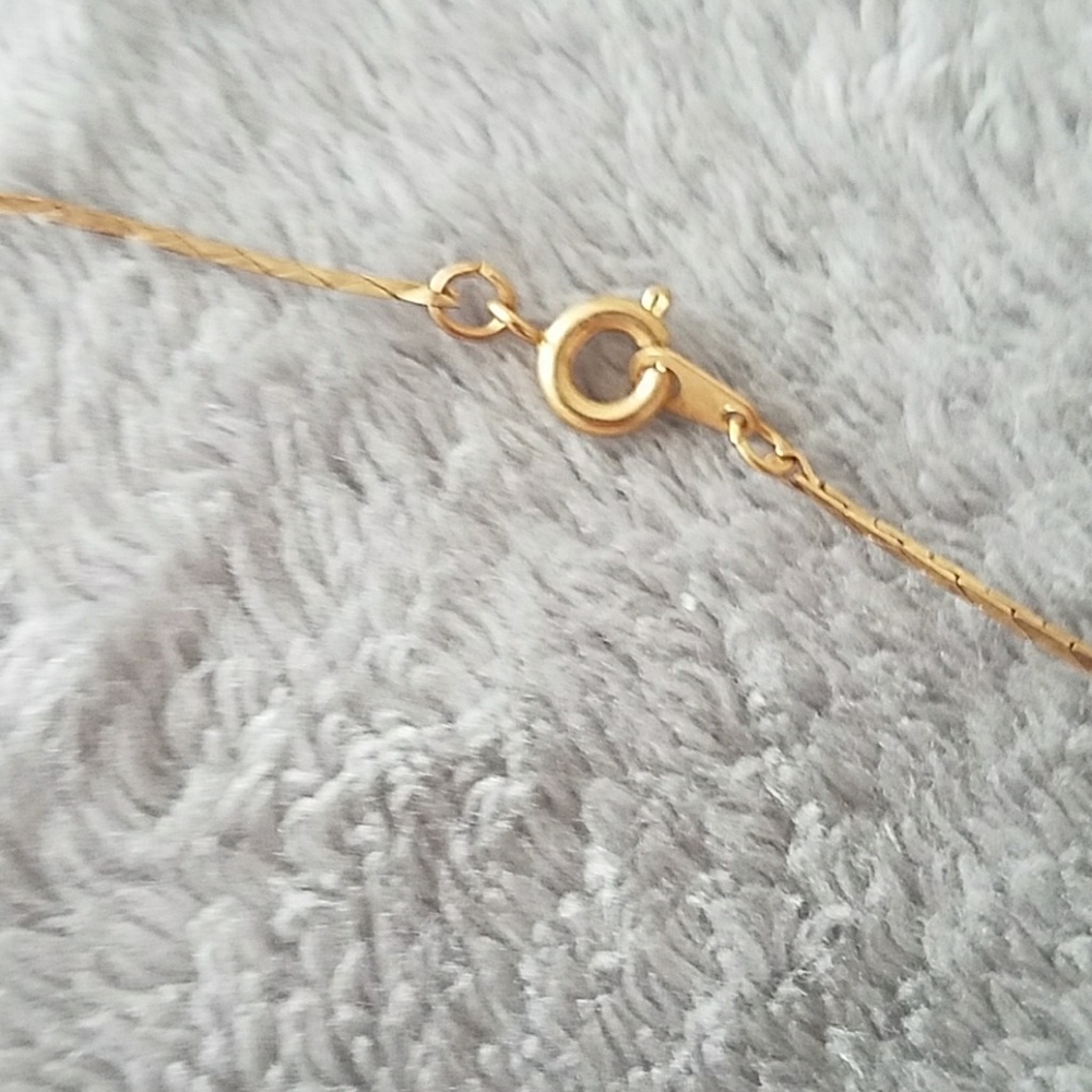 Gold & Pearl costume necklace - Picture 3 of 4